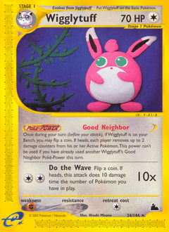 Wigglytuff #34 from Skyridge