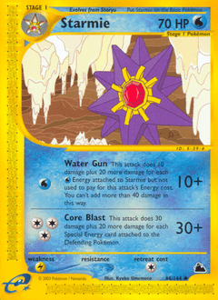 Starmie #44 from Skyridge