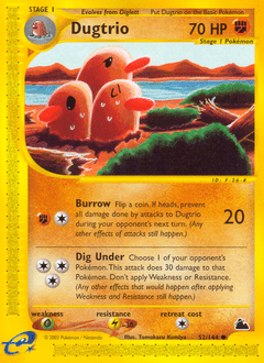 Dugtrio #52 from Skyridge