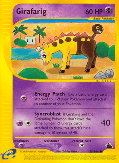 Girafarig #58 from Skyridge