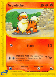 Growlithe #62 from Skyridge