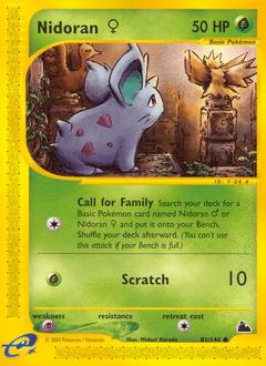 Nidoran♀ #81 from Skyridge