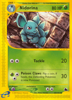 Nidorina #83 from Skyridge