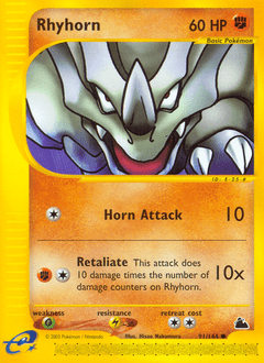 Rhyhorn #91 from Skyridge