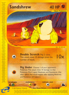 Sandshrew #92 from Skyridge