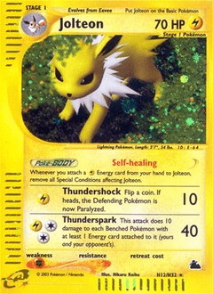 Jolteon #H12 from Skyridge