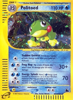 Politoed #H23 from Skyridge