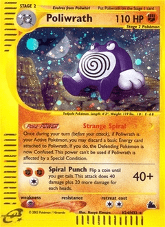 Poliwrath #H24 from Skyridge