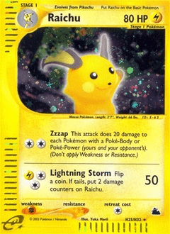 Raichu #H25 from Skyridge