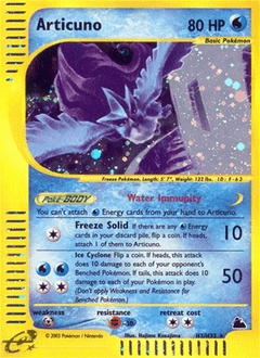 Articuno #H3 from Skyridge