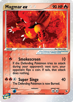 Magmar ex #100 from Ruby & Sapphire