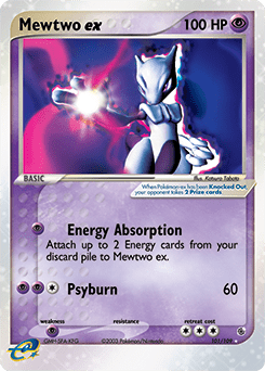 Mewtwo ex #101 from Ruby & Sapphire