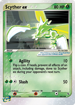 Scyther ex #102 by Ryo Ueda