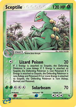Sceptile #11 from Ruby & Sapphire