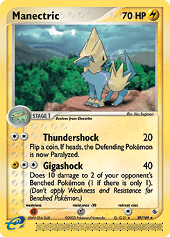 Manectric #39 from Ruby & Sapphire