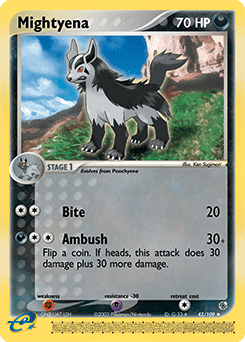 Mightyena #42 from Ruby & Sapphire