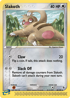 Slakoth #45 from Ruby & Sapphire