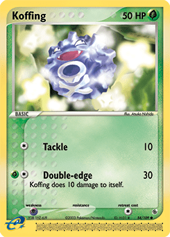 Koffing #54 from Ruby & Sapphire