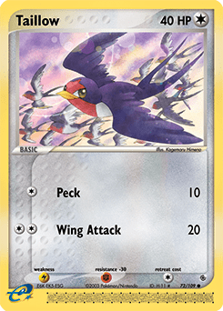 Taillow #72 from Ruby & Sapphire