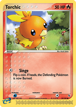 Torchic #74 from Ruby & Sapphire