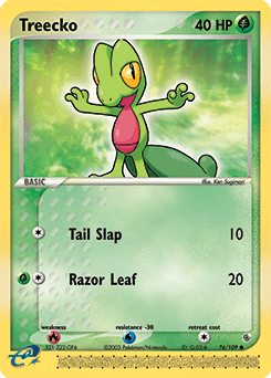 Treecko #76 from Ruby & Sapphire