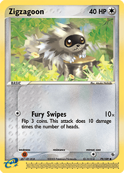 Zigzagoon #79 from Ruby & Sapphire