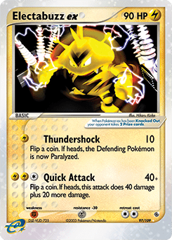 Electabuzz ex #97 from Ruby & Sapphire