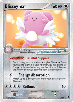 Blissey ex #101 from Unseen Forces