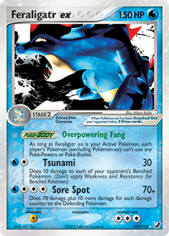 Feraligatr ex #103 from Unseen Forces