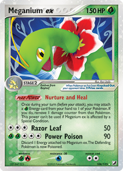 Meganium ex #106 from Unseen Forces