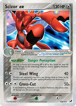 Scizor ex #108 from Unseen Forces