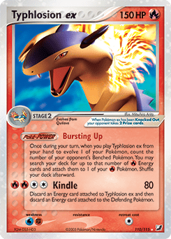 Typhlosion ex #110 from Unseen Forces