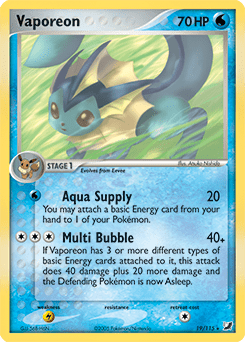 Vaporeon #19 from Unseen Forces