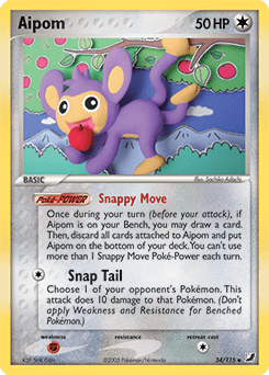 Aipom #34 from Unseen Forces