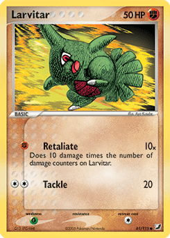 Larvitar #61 from Unseen Forces