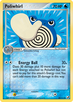 Poliwhirl #68 from Unseen Forces