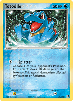 Totodile #78 from Unseen Forces