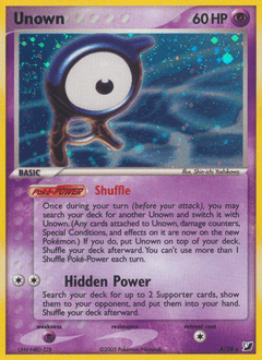 Unown #A from Unseen Forces
