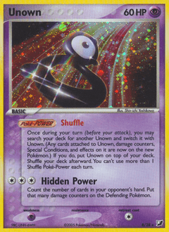 Unown #B from Unseen Forces