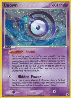 Unown #D from Unseen Forces