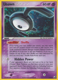 Unown #E from Unseen Forces