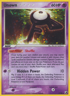 Unown #F from Unseen Forces