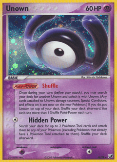 Unown #H from Unseen Forces
