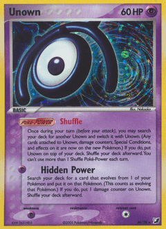 Unown #M from Unseen Forces