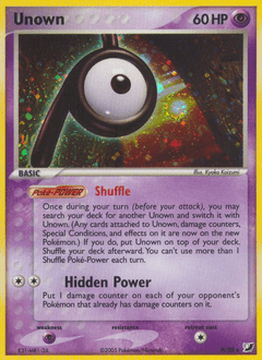 Unown #P from Unseen Forces