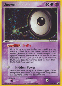 Unown #Q from Unseen Forces