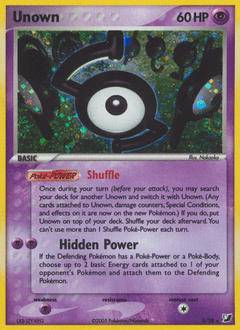 Unown #S from Unseen Forces