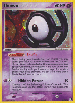 Unown #U from Unseen Forces