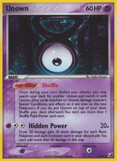 Unown #V from Unseen Forces
