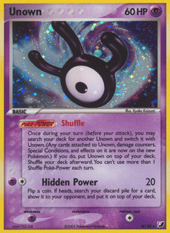 Unown #W from Unseen Forces